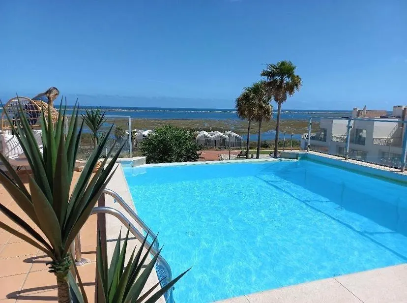 Fuseta Ria Resort - Villa Jasmine - Pool, Jacuzzi & Sea Views Portugália